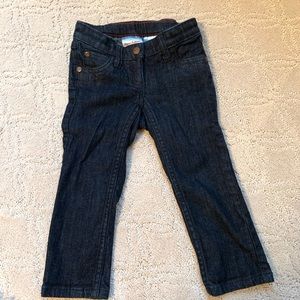 Hanna Andersson toddler girls jeans size 90 / 3T